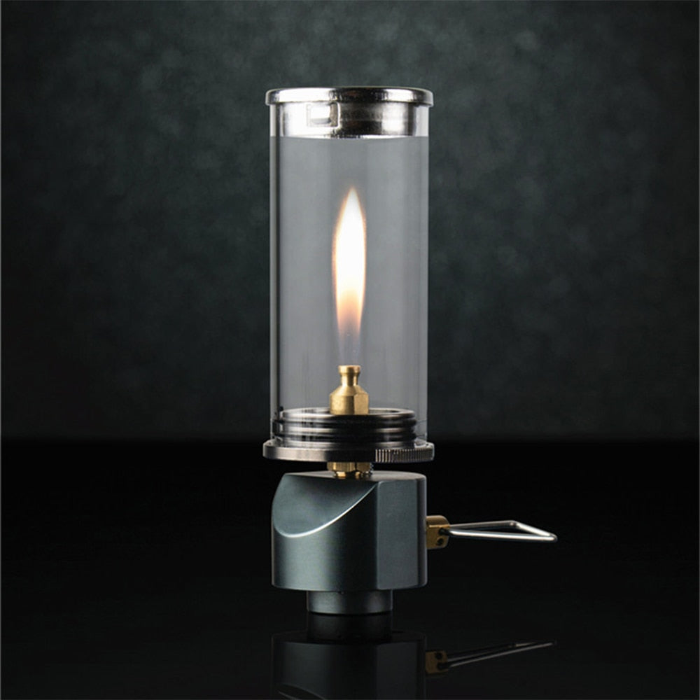 Candle attachment for gas cartridge