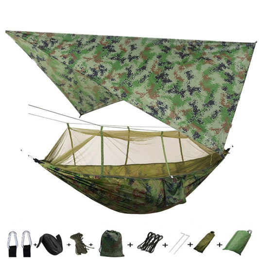 Hammock with mosquito net & tarp